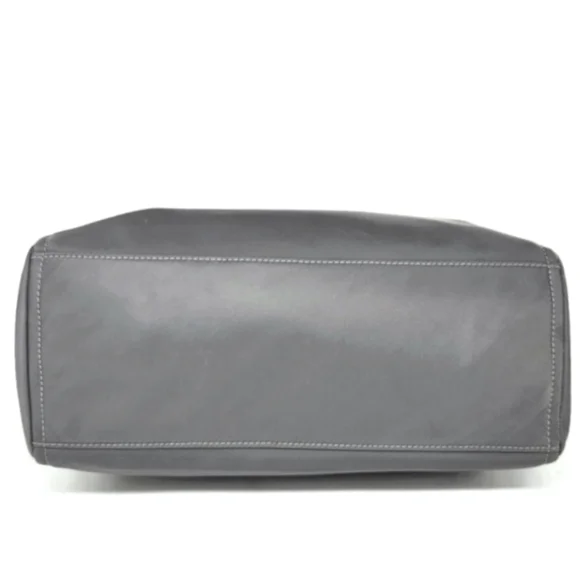 Kate Spade Wilson Road Talya Grey Nylon Dual Leather Handles Large Tote Bag - Picture 5 of 15